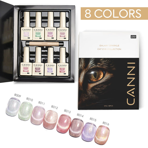 HEMA FREE Cat Eye Gel Polish 8 Colors Set