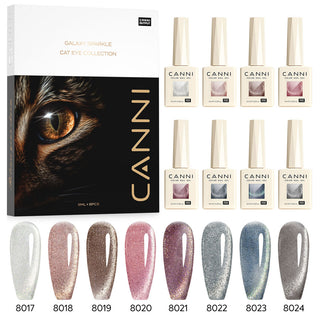 HEMA FREE Gel Polish 8 Colors Set - Iridescent Dream Collection