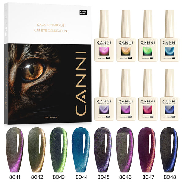 HEMA FREE Gel Polish 8 Colors Set - Starry Sky Miracle Collection