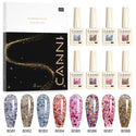 HEMA FREE Glitter Gel Polish 8 Colors Set