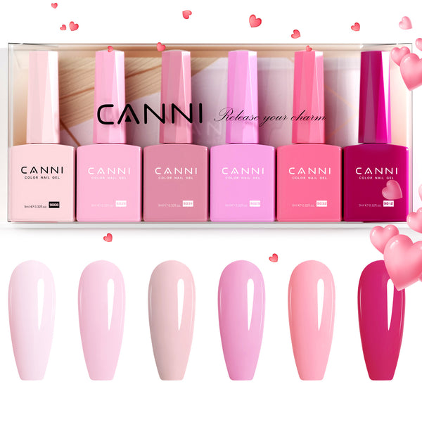 9ml Hema Free Nail Gel 6 Colors Set