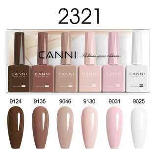 Buy 2321 9ml Hema Free Nail Gel 6 Colors Set