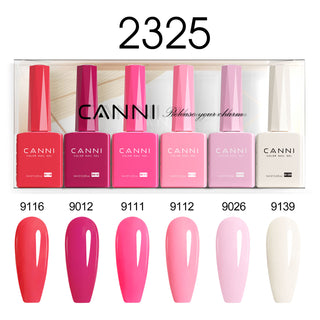 Buy 2325 9ml Hema Free Nail Gel 6 Colors Set