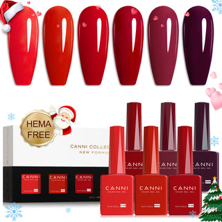 9ml Hema Free Nail Gel 6 Colors Set