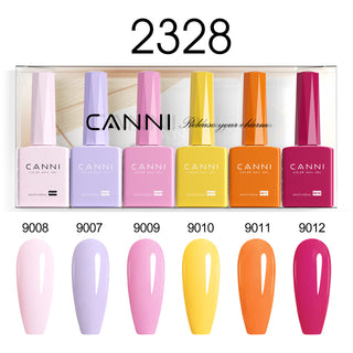 Buy 2328 9ml Hema Free Nail Gel 6 Colors Set