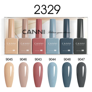 Buy 2329 9ml Hema Free Nail Gel 6 Colors Set