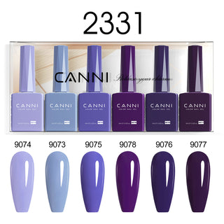 Buy 2331 9ml Hema Free Nail Gel 6 Colors Set