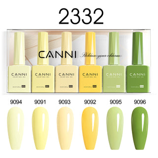 Buy 2332 9ml Hema Free Nail Gel 6 Colors Set