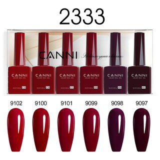 Buy 2333 9ml Hema Free Nail Gel 6 Colors Set