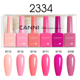 Buy 2334 9ml Hema Free Nail Gel 6 Colors Set