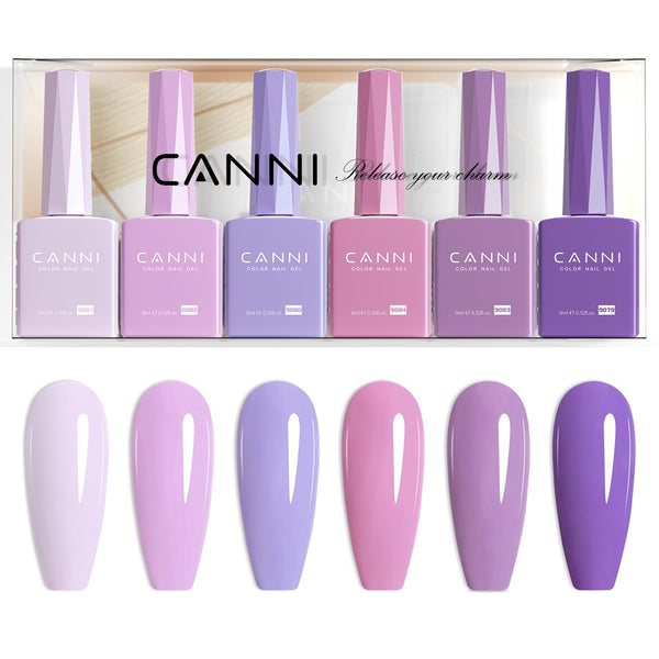 9ml Hema Free Nail Gel 6 Colors Set