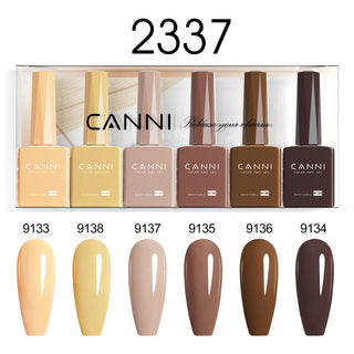 Buy 2337 9ml Hema Free Nail Gel 6 Colors Set