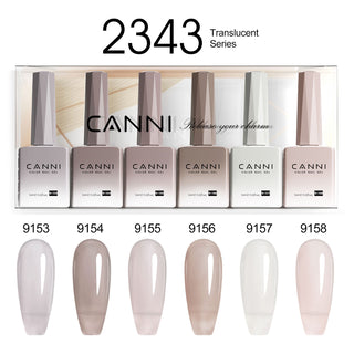 Buy 2343 9ml Hema Free Nail Gel 6 Colors Set