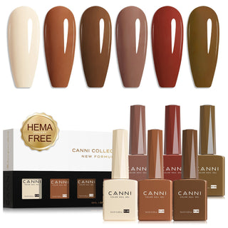 Buy 2326 9ml Hema Free Nail Gel 6 Colors Set