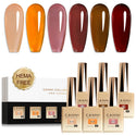 9ml Hema Free Nail Gel 6 Colors Set