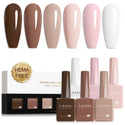 9ml Hema Free Nail Gel 6 Colors Set