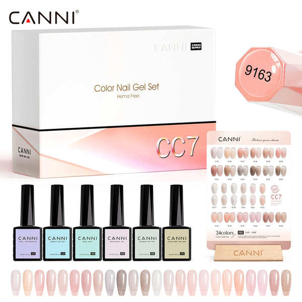 CC7 - HEMA FREE 30pcs Gel Polish Kit Translucent Jelly Color