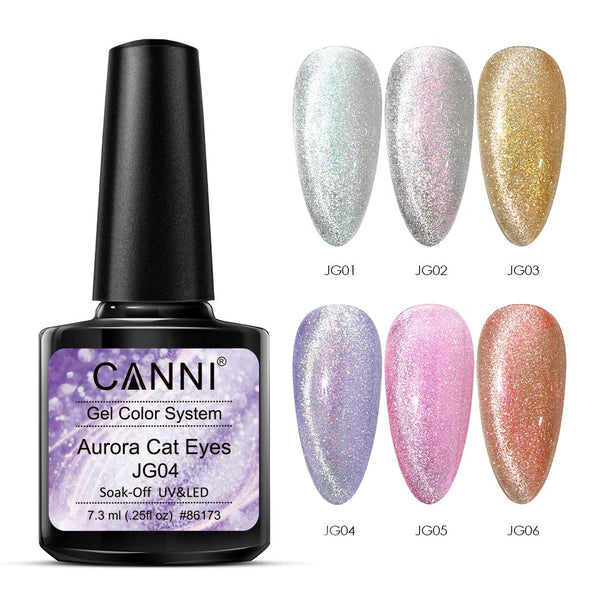 Aurora Cat Eyes - 6 Colors Gel Polish Set