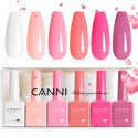 Blush Bliss Bouquet Kit - 9ml Hema Free Nail Gel 6 Colors Set-2311