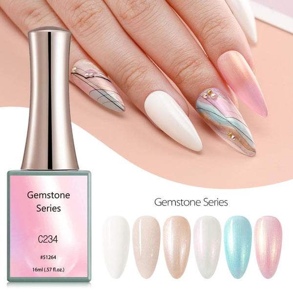 Gemstone - 6 Colors Gel Polish Set