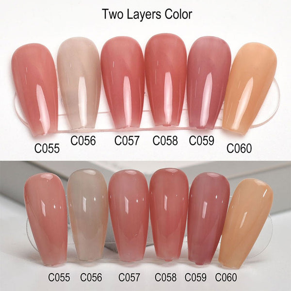 Jade Fat - 6 Colors Gel Polish Set