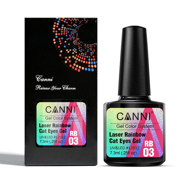 Laser Rainbow Cat Eyes Gel