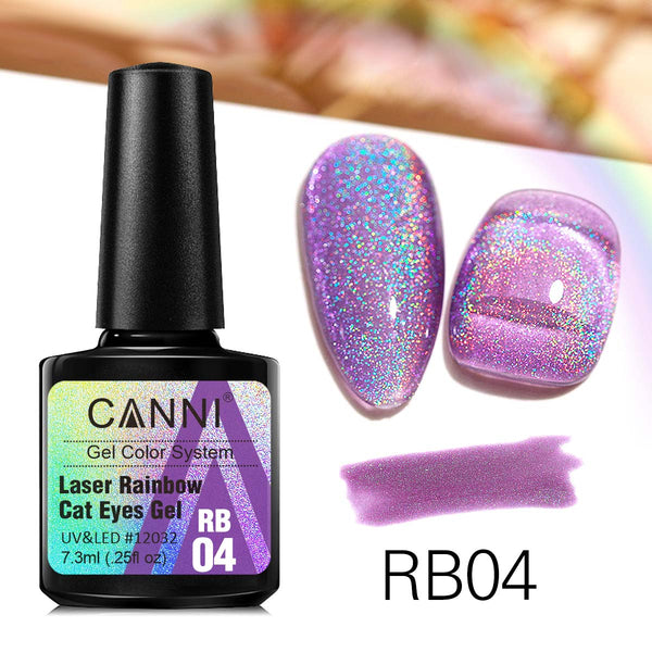 Laser Rainbow Cat Eyes Gel