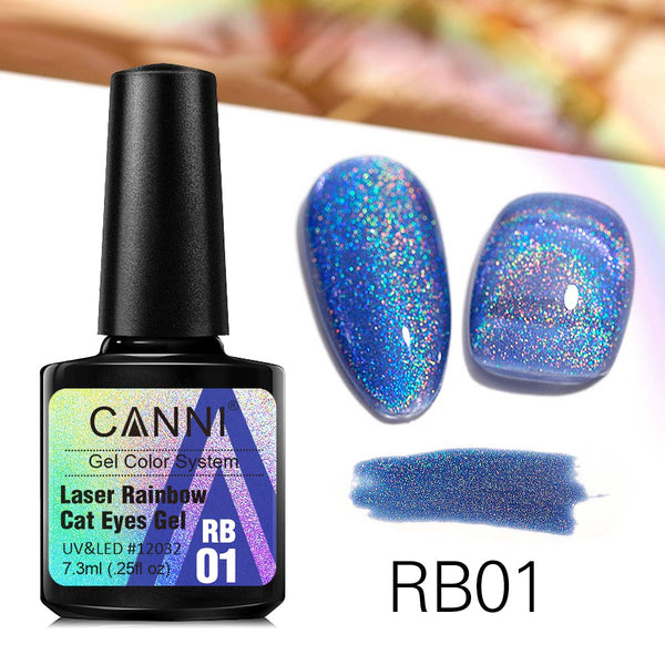 Laser Rainbow Cat Eyes Gel