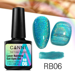 Buy rb06 Laser Rainbow Cat Eyes Gel