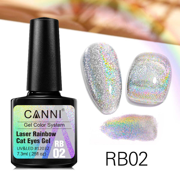 Laser Rainbow Cat Eyes Gel