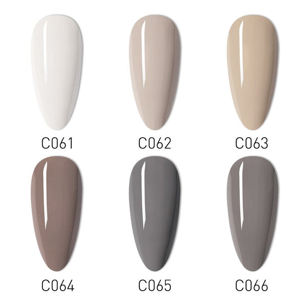 Milk Tea - 6 Colors Gel Polish Set