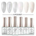 Milky Moonlight - 6 Colors Gel Polish Set