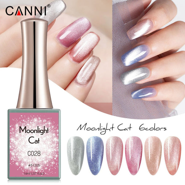 Moonlight Cat Eye - 6 Colors Gel Polish Set