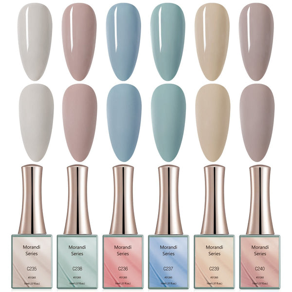 Morandi - 6 Colors Gel Polish Set