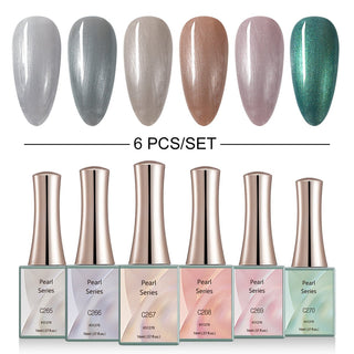 Pearl - 6 Colors Gel Polish Set