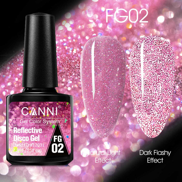 Reflective Disco - 12 Colors Gel Polish Set