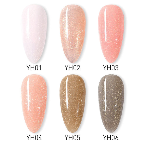 Sakura - 6 Colors Gel Polish Set