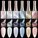 Sparkle Diamond Cat Eye - 6 Colors Gel Polish Set