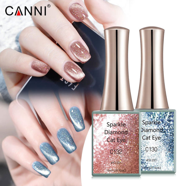 Sparkle Diamond Cat Eye - 6 Colors Gel Polish Set