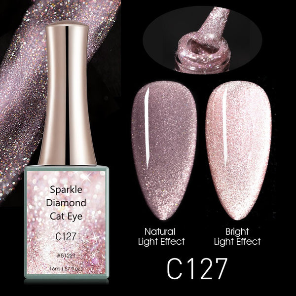 Sparkle Diamond Cat Eye gel  C127-C132