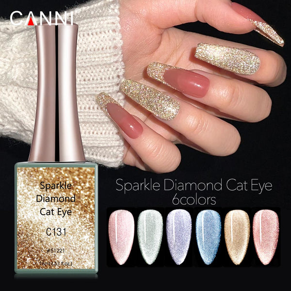 Sparkle Diamond Cat Eye gel  C127-C132