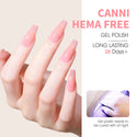 Subtle Blush Ensemble - 9ml Hema Free Nail Gel 6 Colors Set-2317