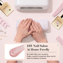 Subtle Blush Ensemble - 9ml Hema Free Nail Gel 6 Colors Set-2317