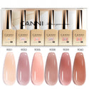 Subtle Blush Ensemble - 9ml Hema Free Nail Gel 6 Colors Set-2317