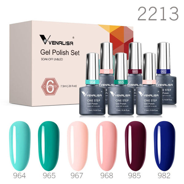 Venalisa 6 Colors Gift Set - One Step Gel